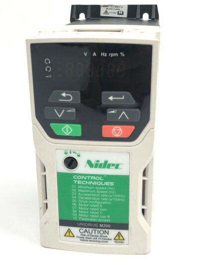 CT Unidrive M200 0.25kW 230V 1ph to 3ph AC Inverter Drive