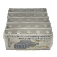 25X LINDER VOLLSCHUTZ-D-FUSE 500V GL 16A Bottle Fuses