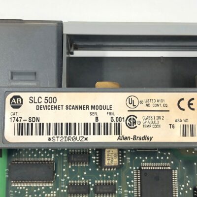 ALLEN BRADLEY 1747-SDN Ser. B FRN 5.001 DEVICENET SCANNER MODULE