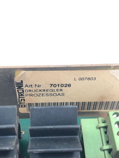 Bystronic Byspeed 3015 701026 Process Gas Pressure Regulator Druckregler