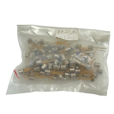 [100 Pcs] BC261A TRANSISTOR TO-18 PNP 100 MHz High Gain Low Noise