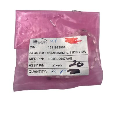 [20 Pcs] IL05BL0947AAE ATOR SMT 935-960MHZ IL-13DB 2.5W