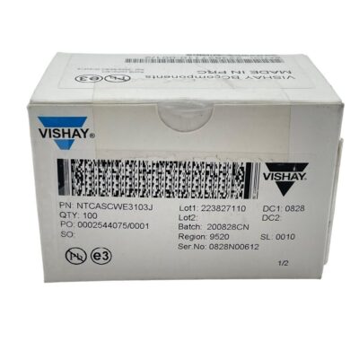 [100 Pcs] Vishay NTCASCWE3103J THERMISTOR NTC 10KOHM 3977K STUD