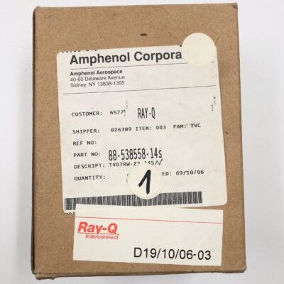 TV07RW-23-14S Amphenol Aerospace Standard Circular Connector TV 14C 14#12 SKT RE