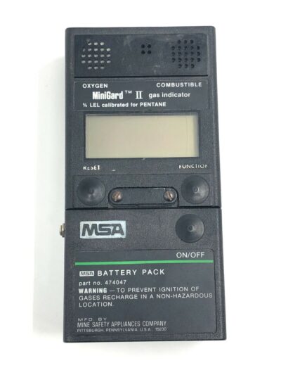 MSA Minigard 2 Mine Safety Appliances Oxygen Combustible Gas indicator