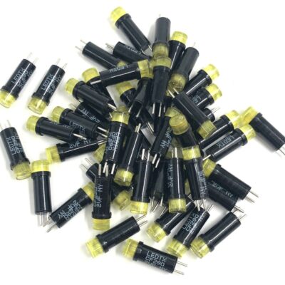 40 Pcs Lot LEDTX CF290 2VF NY Yellow Led 8mm Panel Mount Indicator