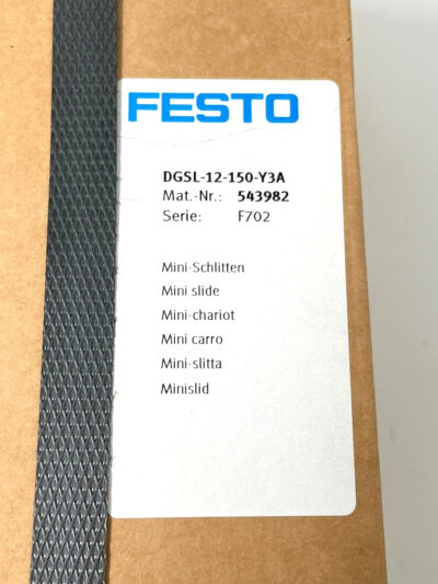 FESTO DGSL-12-50-Y3A / DGSL1250Y3A (NEW IN BOX)