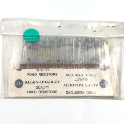 (100 PCS) Allen-Bradley RCR07G223JS 22K Ohm 1/4W (0.25W) Carbon Comp Resistor