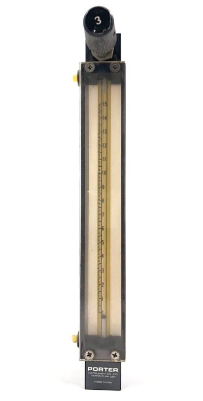 Porter Instrument Gas FLOWMETER From Bystronic Laser Gas Mixer