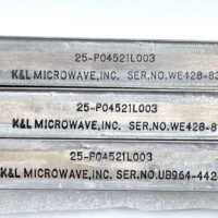 3PCS - K&L Microwave 25-P04521L003 Filter NOS
