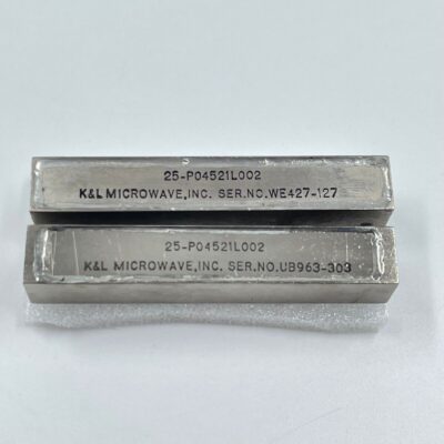 2PCS - K&L Microwave 25-P04521L002 Filter NOS