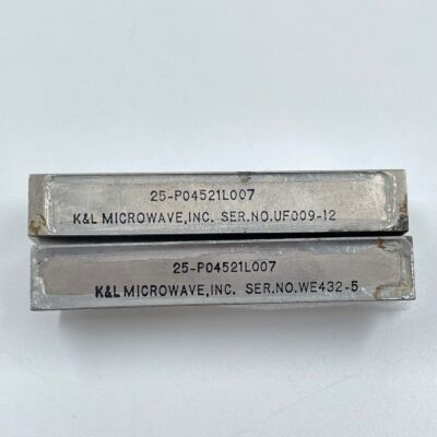 2PCS - K&L Microwave 25-P04521L007 Filter NOS