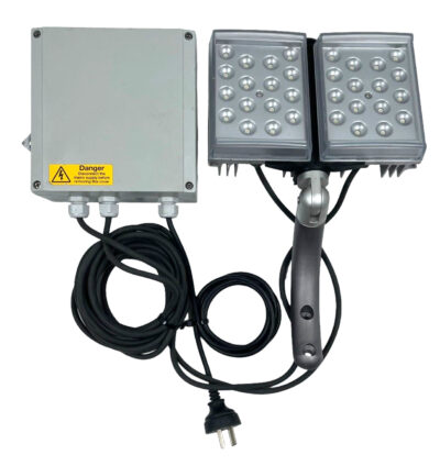 RAYTEC White Light Dual Panel LED Illuminator UBA-48-120H-80V 110-240V