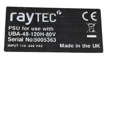RAYTEC PSU Power Supply for UBA-48-120H-80V 110-240V