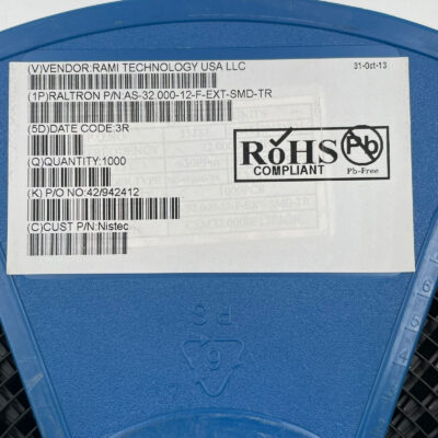 QTY 1000 Lot - RALTRON AS-30.000-12-F-EXT-SMD-TR CRYSTAL 30.0000MHZ DC:13+