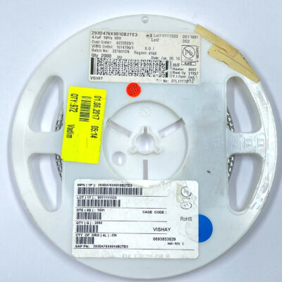 972 PCS - 293D106X9016B2TE3 Vishay CAP TANT 10UF 10% 16V 1411 16+