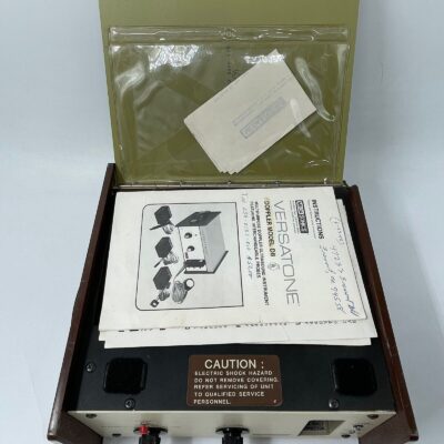 MEDASONICS Versatone Model D8 Doppler Ultrasound w/ P82 Probe, Operation/Service