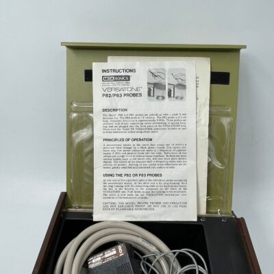 MEDASONICS Versatone Model D8 Doppler Ultrasound w/ P82 Probe, Operation/Service