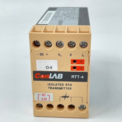 ConLAB RTT-4 230Vac / 14-30Vdc 4-Wire Transducer Isolated RTD Transmitter