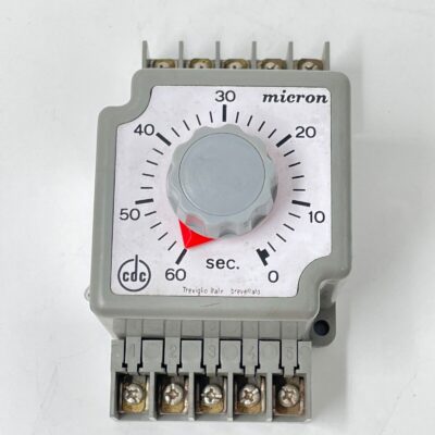CDC Micron 0411-731 Timer Delay Relay 220v 50Hz 60 sec.