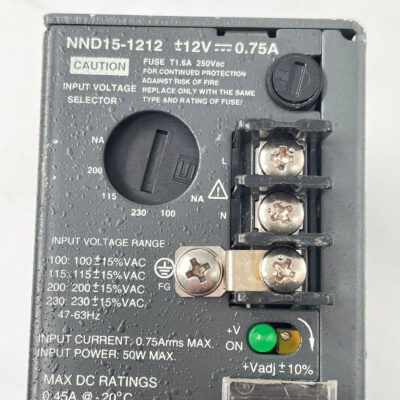 Nemic Lambda 12VDC Power Supply NND15-1212 .75A