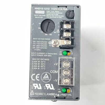 Nemic Lambda 12VDC Power Supply NND15-1212 .75A