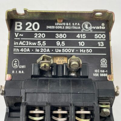 LOVATO B20 AC3KW 5.5