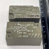 2 PCS - Military Vintage S-414385 Audio transformer 30VRMS 400CPS