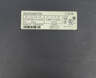 Emerson Frequency converter SKD3400750 7.5KW 380V