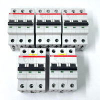 5x Lot ABB S203M C16 Switch Automatic 10KA 3P