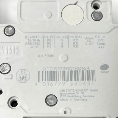 5x Lot ABB S203M C16 Switch Automatic 10KA 3P