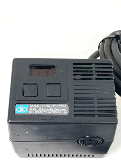 DEN-ON Instruments DIC Mini Soldering Station SS-8100D USED-WORKING 220V