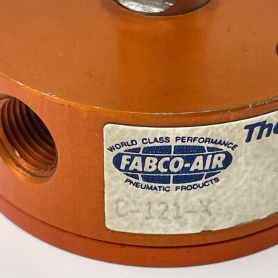 Fabco-Air C-121-X Pancake Cylinder, Double Acting, 1-1/8" Bore, 1/4" Stroke New