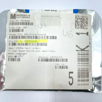 [22 Pcs] OPA2357AIDGSR ~ OPA2357 CMOS Operational Amplifier IC
