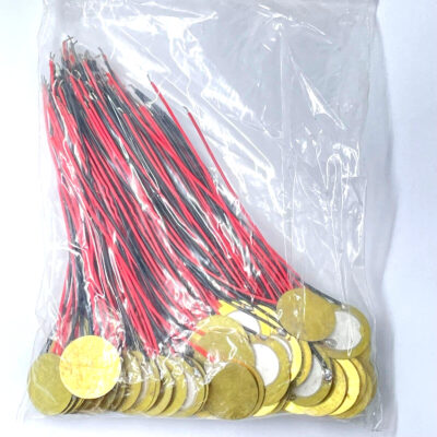 [100 PCS] SMD Diaphragm External Piezo Buzzer, 27 (Dia.) x 0.52mm, 30V ac Max