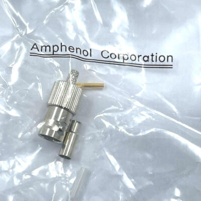 [17 Pcs] Amphenol Straight Crimp Plug Female 75 Ohm Connector