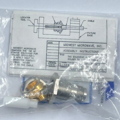 1x TNC-0141-83-000-02 Midwest Microwave RF Connector