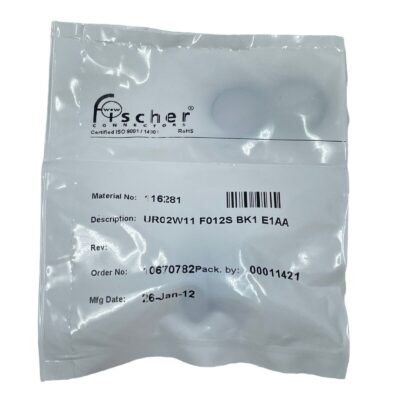 Fischer UR02W11 F016P BK1 E1AA PANEL REAR MOUNT RECEPTACLE