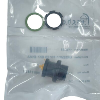 Fischer UR02W11 F016P BK1 E1AA PANEL REAR MOUNT RECEPTACLE