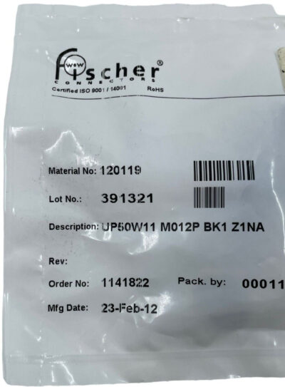 FISCHER CONNECTOR - UP50W11 M012P BK1 Z1NA