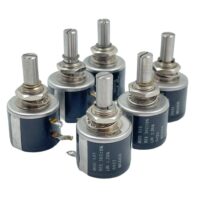 [6 Pcs] Vishay 534 5K Potentiometer - Used