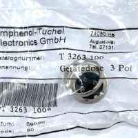 [15 Pcs] Amphenol Tuchel T 3263 100 Circular DIN Connectors 3 Pin female
