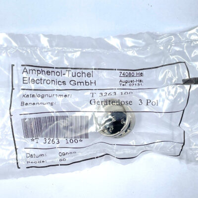 [15 Pcs] Amphenol Tuchel T 3263 100 Circular DIN Connectors 3 Pin female