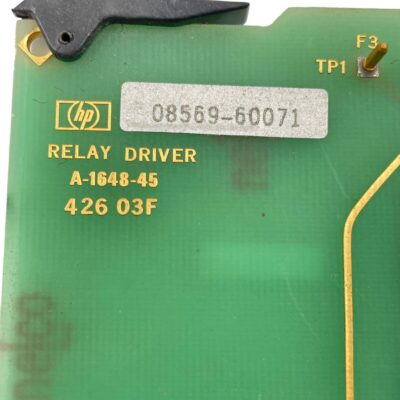 HP 8569B Spectrum Analyzer 08569-60071 A-1648-45 Relay Driver - YouElectric