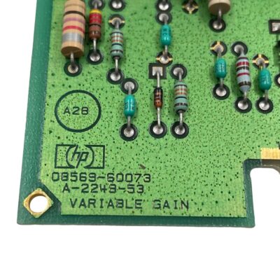 HP 8569B Spectrum Analyzer 08569-60073 A-2249-53 Variable Gain