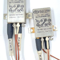2x Electronic Specialty T12-35-100-1 80-P29089B-001 4.0 VDC 100 OHAM Radio Relay