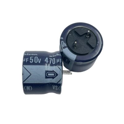 [40 Pcs Lot] 470UF 50V Radial Electrolytic Capacitor Nichicon