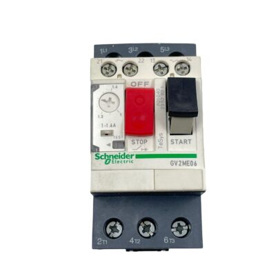 Schneider Electric GV2ME06 Motor Circuit Breaker TeSys Deca, 3P, 1 to 1.6A
