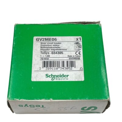 Schneider Electric GV2ME06 Motor Circuit Breaker TeSys Deca, 3P, 1 to 1.6A