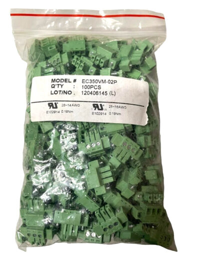 [100 Pcs] Dinkle EC350VM-03P 3 Position Terminal Block Plug